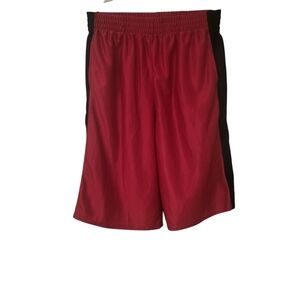 Athletic Works Basketball Shorts Red/Black sz XXL